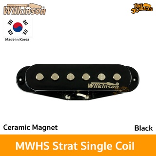 Wilkinson MWHS Strat Pickups Single Coil High Output ปิ๊กอัพกีต้าร์ สีดำ (Black) Made in Korea