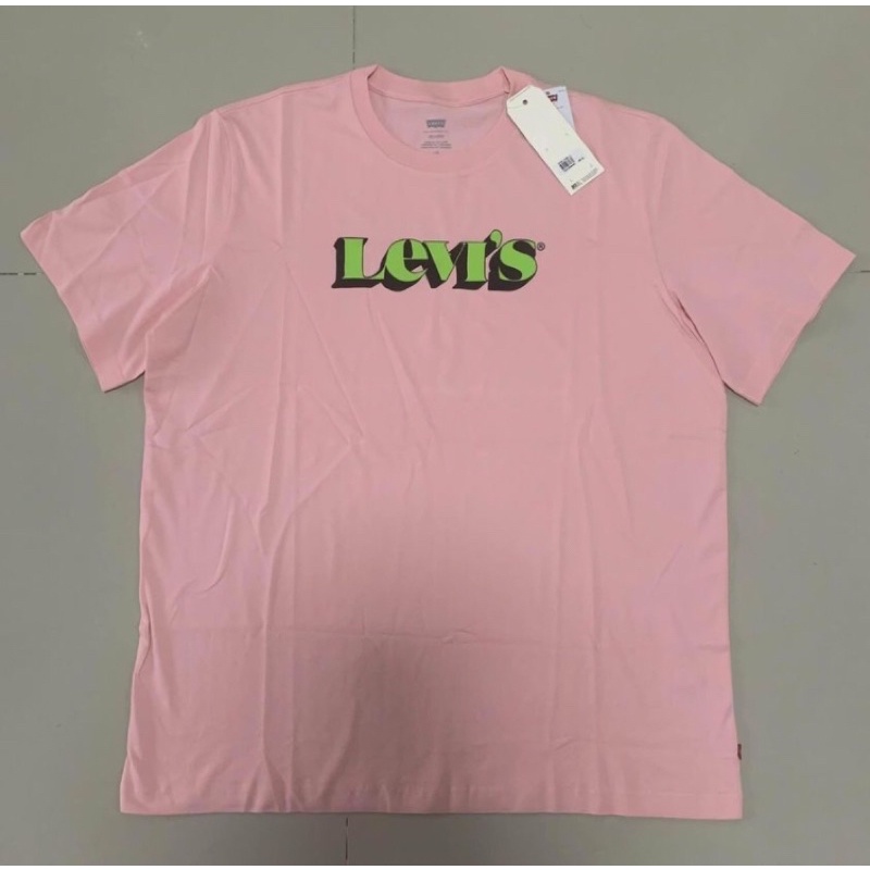 เสื้อยืดลำลองเสื้อยืด.  Levi’s.  สีชมพูS to4XL