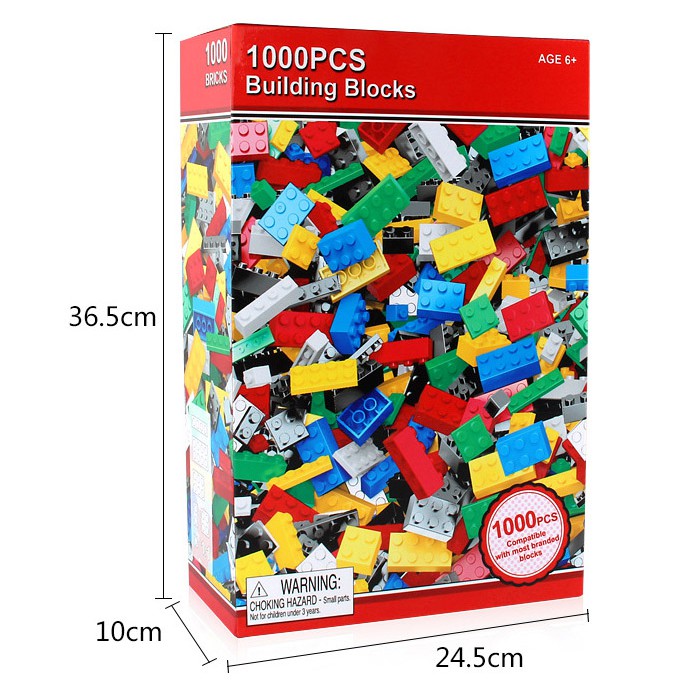 พร้อมส่ง บล๊อคตัวต่อเลโก้ 1000 ชิ้น