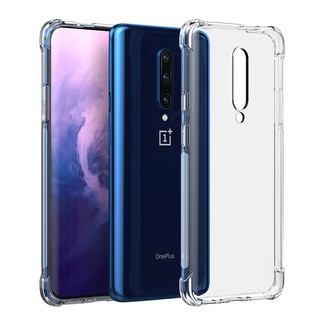 เคสโทรศัพท์ซิลิโคนใสกันกระแทกสําหรับ For OnePlus 7 7T Pro 8 Case Soft TPU Silicone Shockproof Transparent Case For OnePlus 6 6T 7 7T 8 Pro Cover Bag