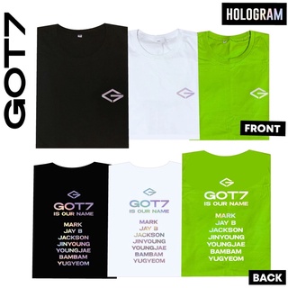 เสื้อ GOT7 💚 IS OUR NAME | Hologram💿 Gold🏅สามารถปรับแต่งได้