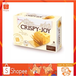 🔥SALE🔥ขนมนำเข้าบิสกิตชีส  Crispy-Joy แครกเกอร์ชีส แผ่นบาง ตราคิสปี้จอย