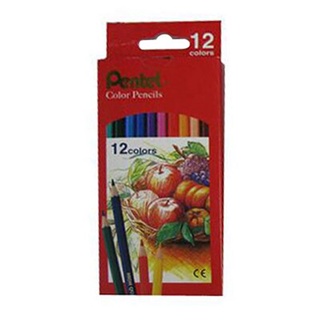 สีไม้ เพนเทล CB8-12สี Pentel