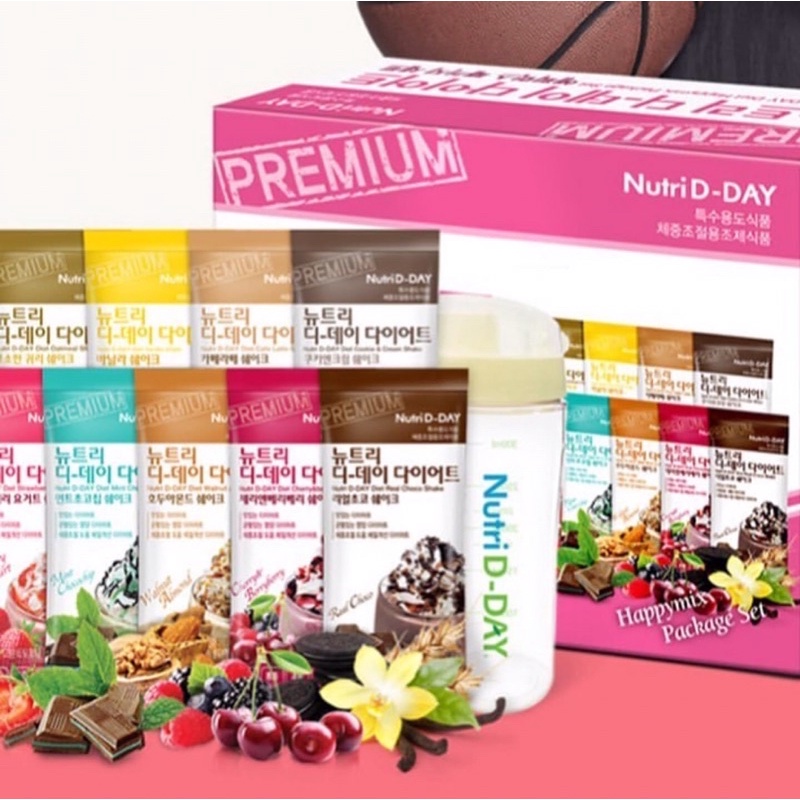 🍋🥑🥝พร้อมส่ง Nutri D-Day ผลิตภัณฑ์ทดแทนมื้ออาหารแบบ Shake จากเกาหลี