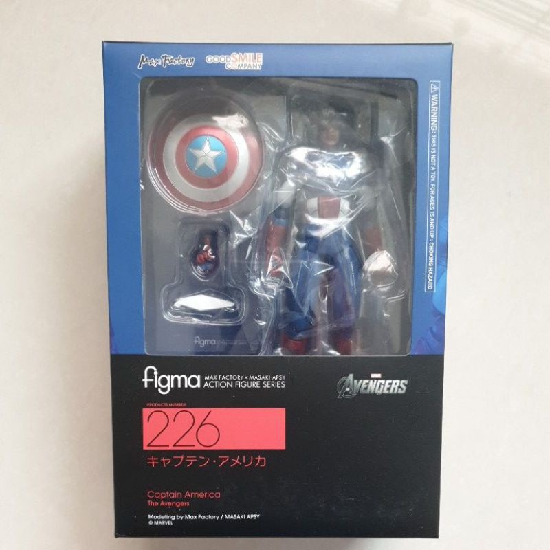 Figma Captain America Avengers (มือ2) ของแท้ 100%