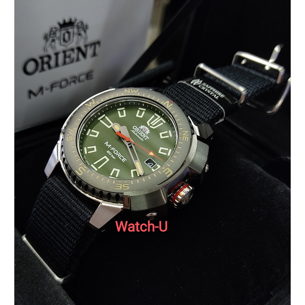นาฬิกาผู้ชาย Orient M-FORCE Automatic รุ่น RA-AC0N03E รับประกันบ.สหกรุงทอง 1 ปี
