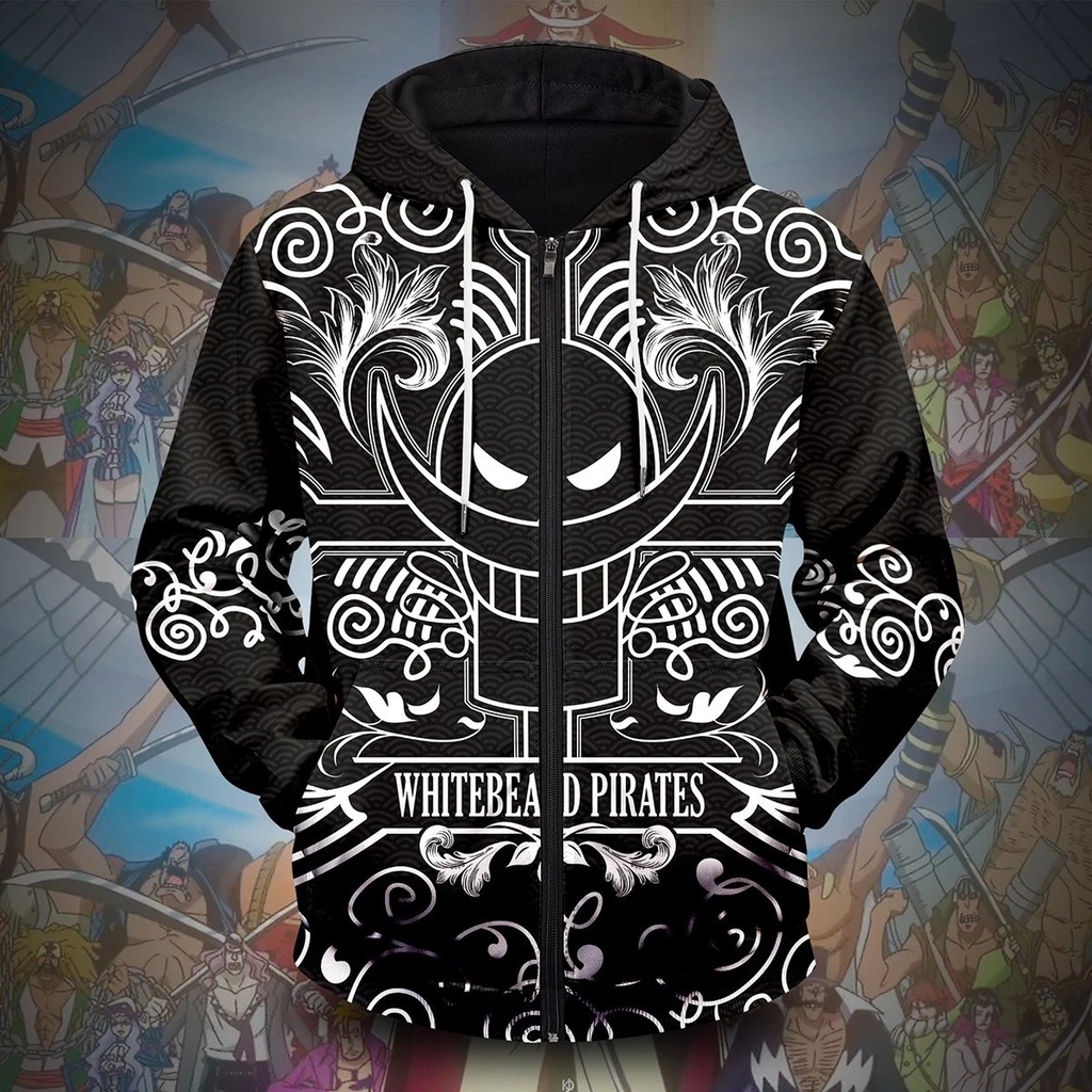 ST5 ONE PIECE Anime Hoodie คอสเพลย์แขนยาว Casul หลวม Unisex เสื้อกันหนาว Hoody Plus ขนาด TS5