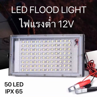 สปอร์ตไลท์ LED แสงขาว ไฟ LED 12V 50W สปอร์ตไลท์แบบหนีบ ไฟสปอตไลท์ แอลอีดี ติดตั้งได้ทุกที่