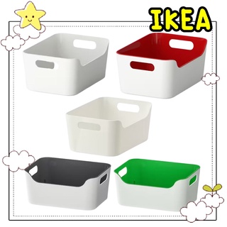 🌈รับหิ้วสินค้า IKEA🌈 วาเรียร่า กล่องพลาสติก หลากสี ขนาด 24x17 ซม.