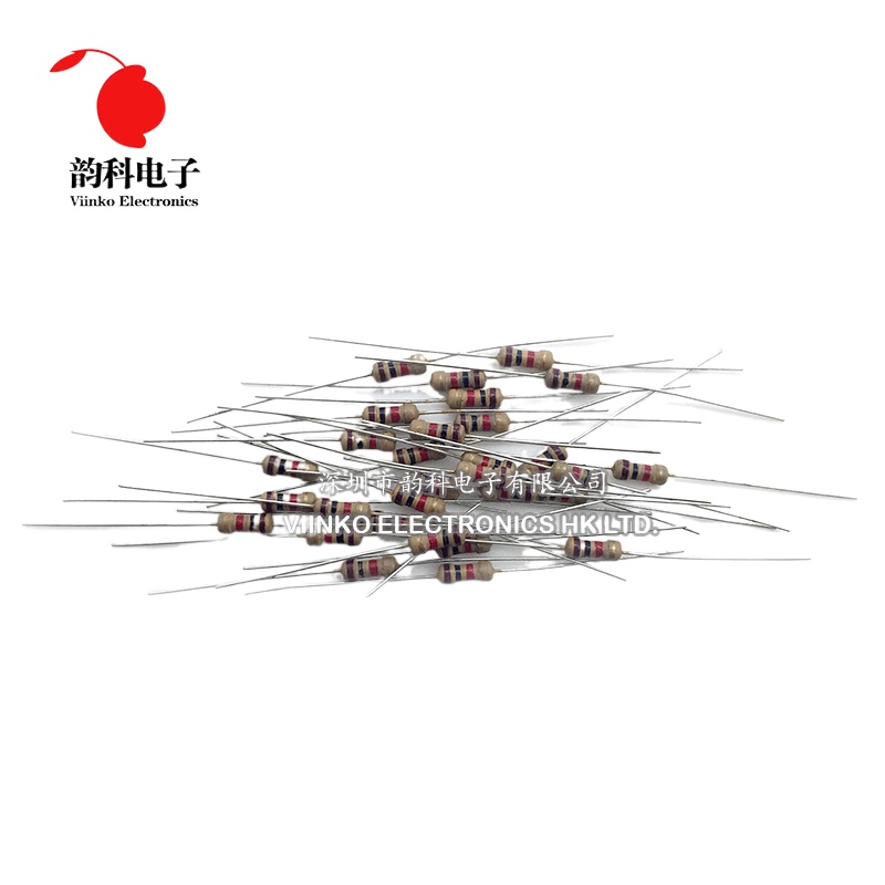1000pcs 1/4W ตัวต้านทานฟิล์มคาร์บอน 5% 1R ~ 10M 0R 10R 100R 220R 330R 1K 2.2K 3.3K 4.7K 10K 22K 47K 