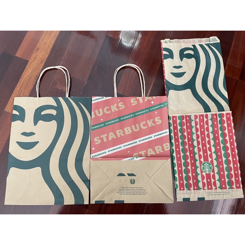 ถุงสตาร์บัคส์ของแท้ starbucks size S, M และของในร้าน