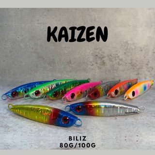 Kaizen จิ๊กโลหะแฮนด์เมด Biliz 80 กรัม / 100 กรัม พร้อมแสงสะท้อน UV