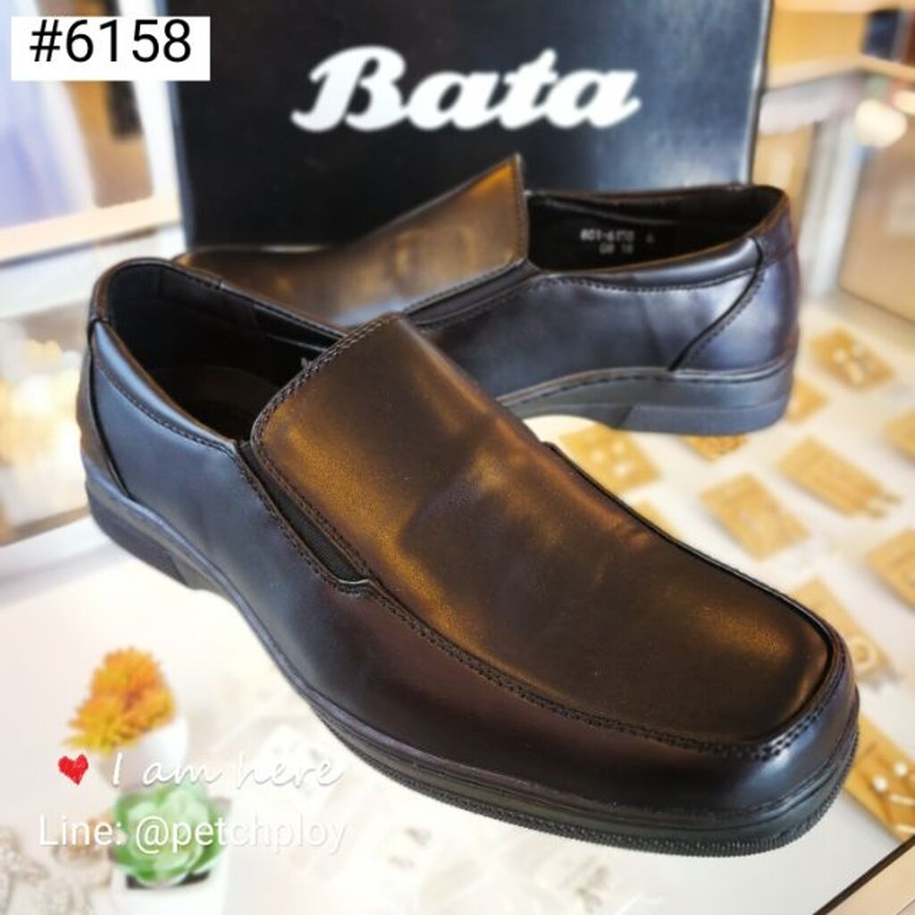 Bata รุ่น 801-6158 รองเท้าหนังคัชชูผู้ชาย บาจาของแท้ พร้อมส่ง รองเท้าทางการ รองเท้าทำงาน รหัส 801 6158