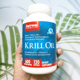 38% OFF ราคา Sale!!! โปรดอ่าน EXP: 08/2023 น้ำมันคริลล์ Krill Oil 120 Softgels (Jarrow Formulas®) อุดมด้วยสารอาหาร