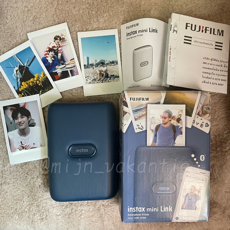 SALE!!❣️ FUJIFILM เครื่องปริ้นรูปพกพา รุ่น INSTAX MINI LINK สี DARK DENIM