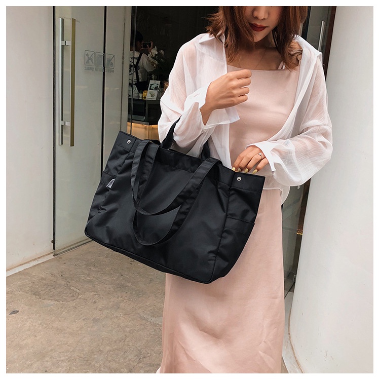 กระเป๋าทรงช้อปปิ้ง_รุ่นi(พร้อมส่งจากไทย)จุของได้เยอะมาก