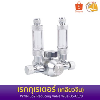 WYIN CO2 Regulator เกจวัดความดันCO2 รุ่น W01-05 เกลียวจีน G5/8