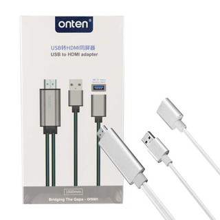 Onten OT-7562 สายเคเบิลอะแดปเตอร์ USB 3.0 ถึง HDMI HDTV 1.2 ม. สำหรับ iOS Android