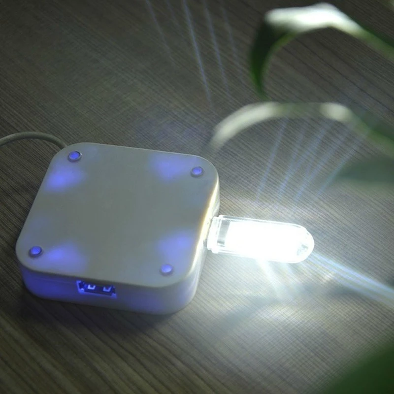 โคมไฟ LED Mini พกพา USB สำหรับแล็ปท็อปและพาวเวอร์แบงค์ thumbnail 9