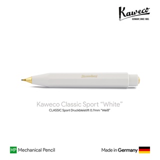 Kaweco Classic Sport "White" 0.7mm Push Pencil - ดินสอกดคาเวโก้คลาสสิกสปอร์ต สีขาว