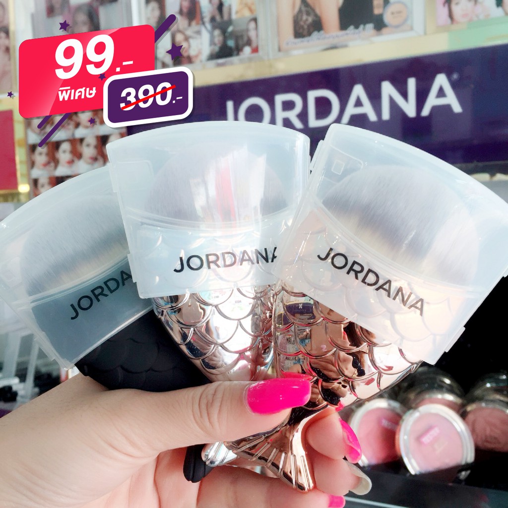 ⚡💥ของแท้ 💯% จาก USA Jordana จอร์ดาน่า แปรงลงรองพื้นหางปลา