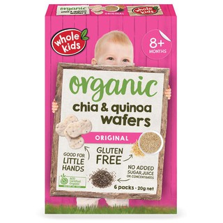 Whole Kids Chia &amp; Quinoa Wafers 20g 6 Pack