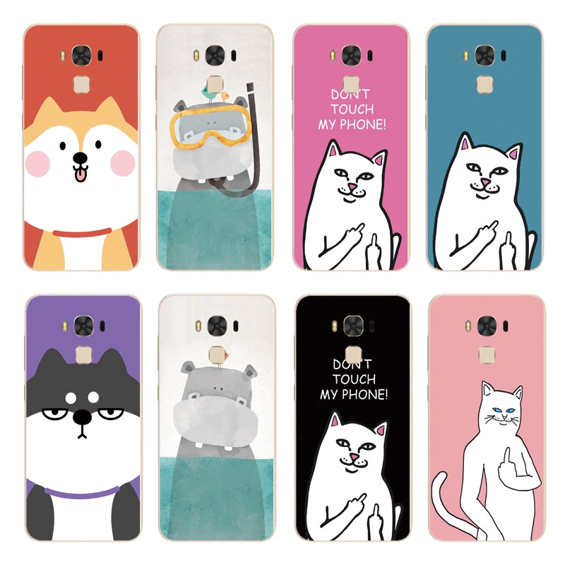 Cartoon Bad Cat Soft TPU Case ASUS Zenfone 3 MAX ZC520TL/ZC553KL/ZE520KL/ZE552KL #8