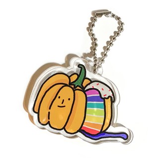 ssktmmee - keyring1 (pumpkin cake)