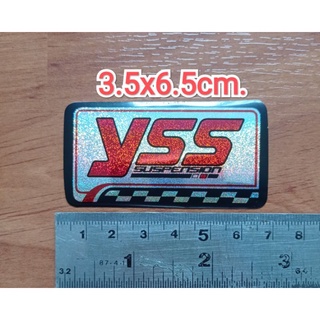 สติ๊กเกอร์ฟรอย 3.5x6.5cm. Yss ติดโช็ค