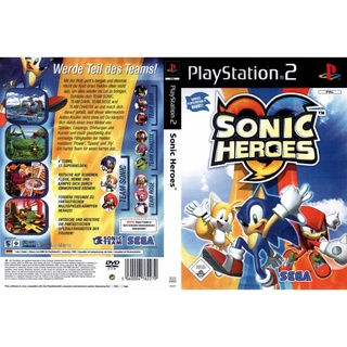 แผ่นเกมส์ PS2 Sonic Heroes   คุณภาพ ส่งไว (DVD)