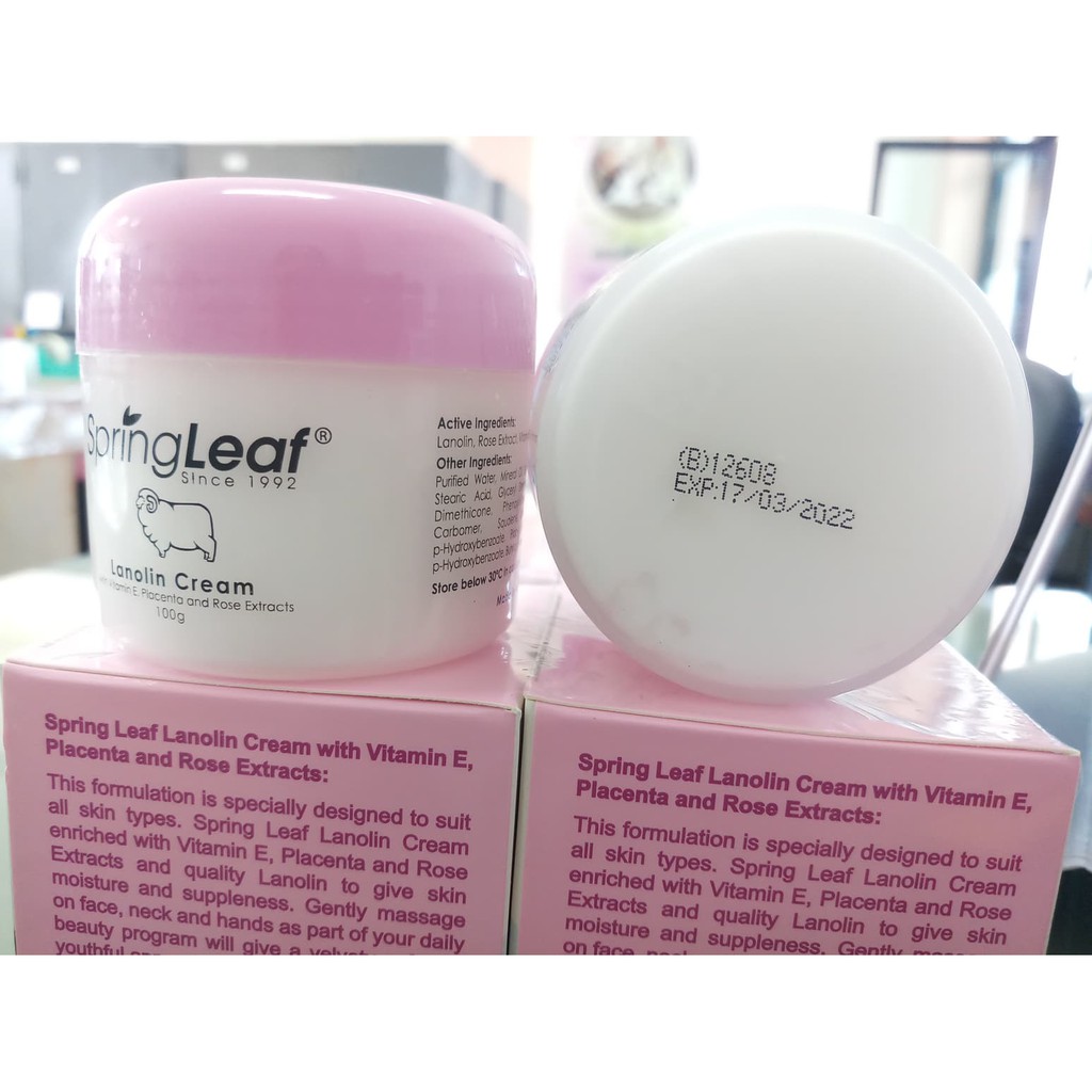spring leaf lanolin cream