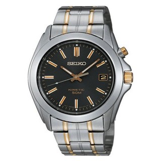 Seiko Kinetic นาฬิกาข้อมือผู้ชาย สีเงิน สายสแตนเลสรุ่นSKA271P1