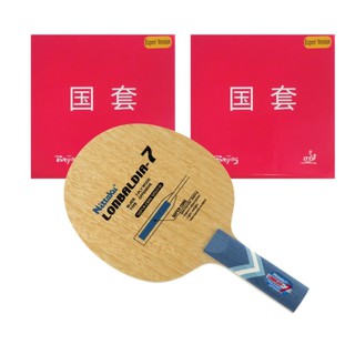 pingpongsport ไม้ปิงปอง NITTAKU LONBALDIA-7 ด้ามตรง พร้อม TUTTLE ยางปิงปอง BEIJING 4