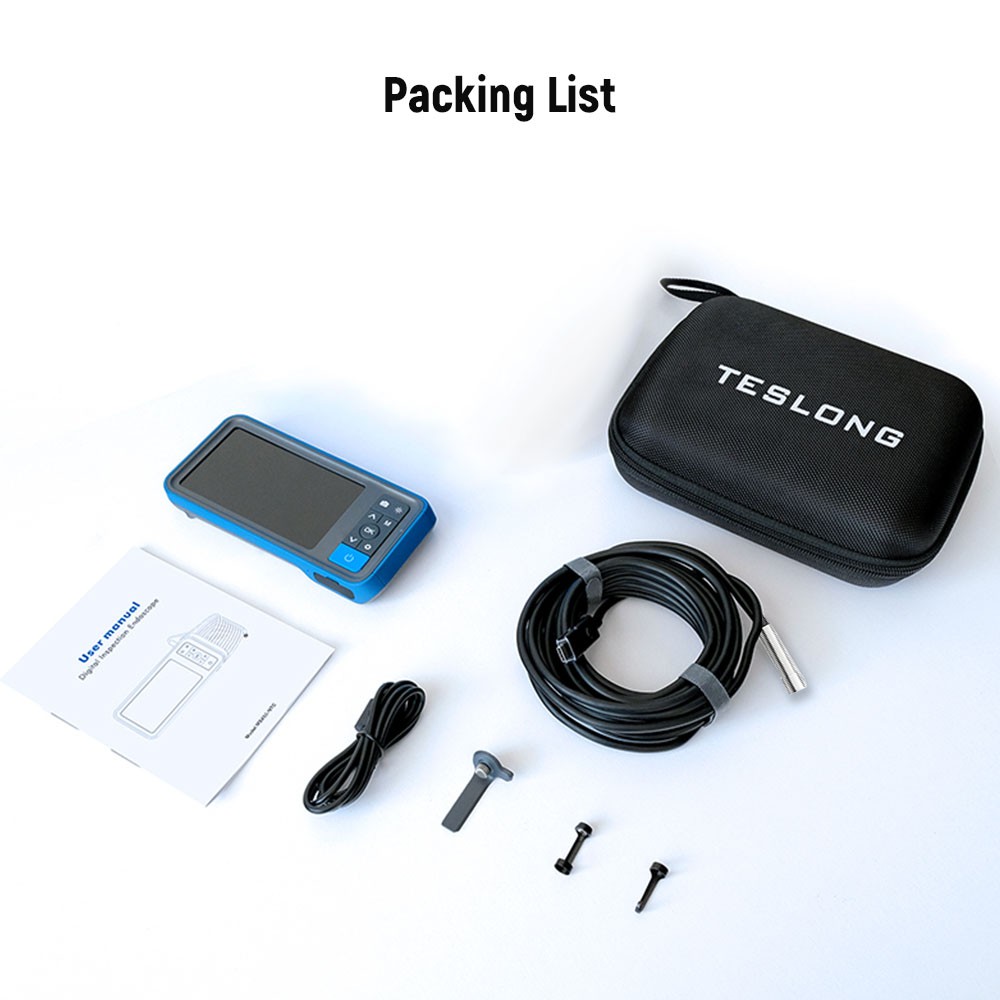 MINI 4.5inch HD Color Screen Digital Endoscope 5.5mm Single Lens IP67 ...