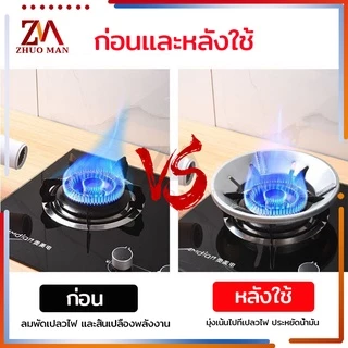 ที่ครอบเตาแก๊ส ฝาครอบเตาแก๊ส จานรองหม้อและบังลม ขาตั้งหม้อ ปลอดภัยมั่นคง กันลม ร้อนเร็ว ใช้ได้กับวางเตาชนิด 3/4/5ขา