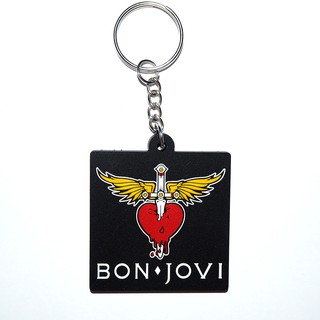 พวงกุญแจยาง Bon Jovi บอน โจวี่