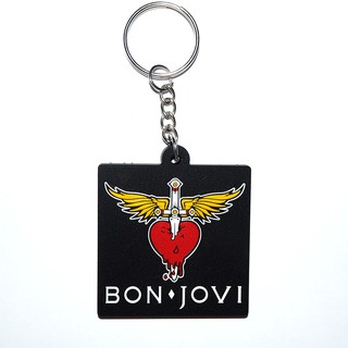 พวงกุญแจยาง Bon Jovi บอน โจวี่