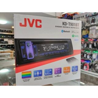 JVC KD-T901BT วิทยุติดรถยนต์ขนาด1DIN เล่นแผ่น มีบูลทูธ เสียงดีสุดๆ