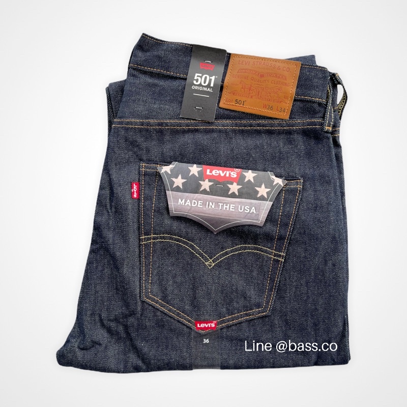 ‼️รุ่นหายาก‼️Levi's 501 ริมแดง ออริจินอล ผ้าดิบ Made in USA