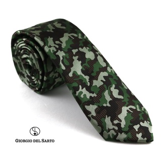 Giorgio Del Sarto Necktie Green with Fabric Texture เนคไทสีเขียวมีเท็กเจอร์