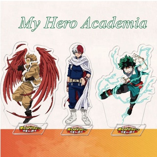 เครื่องประดับอะคริลิค HD แบบใส ลาย My Hero Academia Midoriya Izuku Bakugou Katsuki สําหรับตกแต่งโต๊ะ