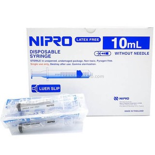 Syring Nipro กระบอกฉีดยา (สามารถใช้ล้างจมูกได้)(ราคาต่อชิ้น)