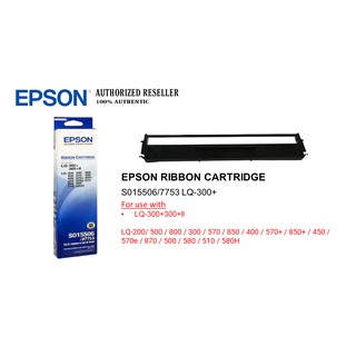 ผ้าหมึก EPSON S015506/7753 LQ-300+ RIBBON CARTRIDGE (ORIGINAL)