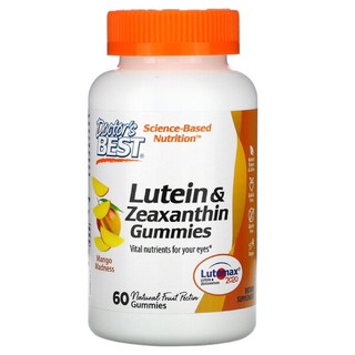 ✅Pre Order💫🇺🇸 Doctors Best, Lutein &amp; Zeaxanthin Gummies, Mango Madness, 60 Gummies