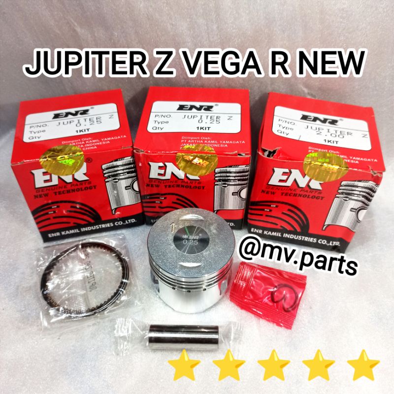 ชุดลูกสูบแพคเกจ Jupiter Z Vega R ใหม่ 5TP Ov Std 25 50 75 100 125 150 175 200 ปากกา 13 ENR