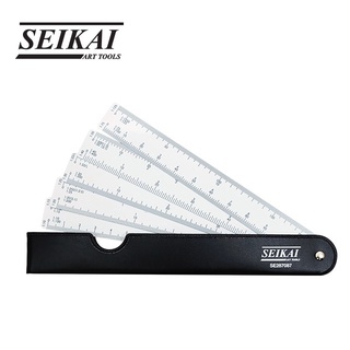 Seikai ไม้บรรทัดพับได้ 5 ชิ้น