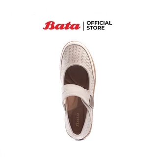 Bata บาจา รองเท้าส้นแบนลำลอง หุ้มส้น สายปรับระดับได้ ใส่ง่าย น้ำหนักเบา ไม่ลื่น สำหรับผู้หญิง รุ่น Aurora สีเบจ 5518973