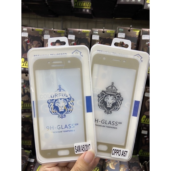 Full ฟิล์มกระจกนิรภัย เต็มจอ [สีทอง] V7 V7Plus v5 V5Plus J2Pro F5 R9S Y55 A57 Nova2i A5(2017) J5Prim