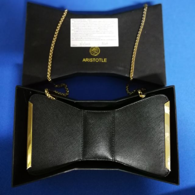 Used Aristotle bow bag สีดำ ของแท้ 10000000%
