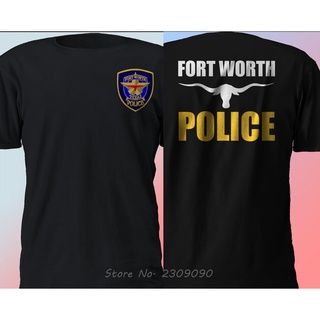 [S-5XL] เสื้อยืดคอกลม พิมพ์ลาย Fort Worth Police Departt Texas Swat สีดํา สไตล์คลาสสิก ไม่ซ้ําใคร สําหรับผู้ชาย 161722